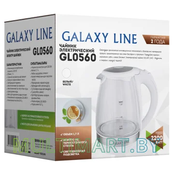 Электрочайник Galaxy Line GL0560 (белый) картинка 9
